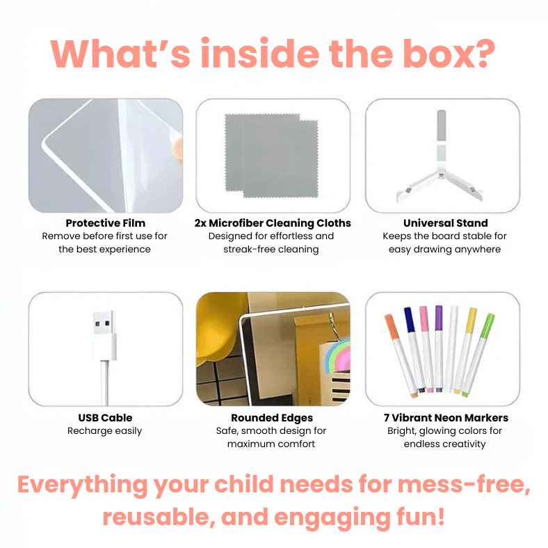 MagicBoard – Draw, Write & Light Up Creativity!
