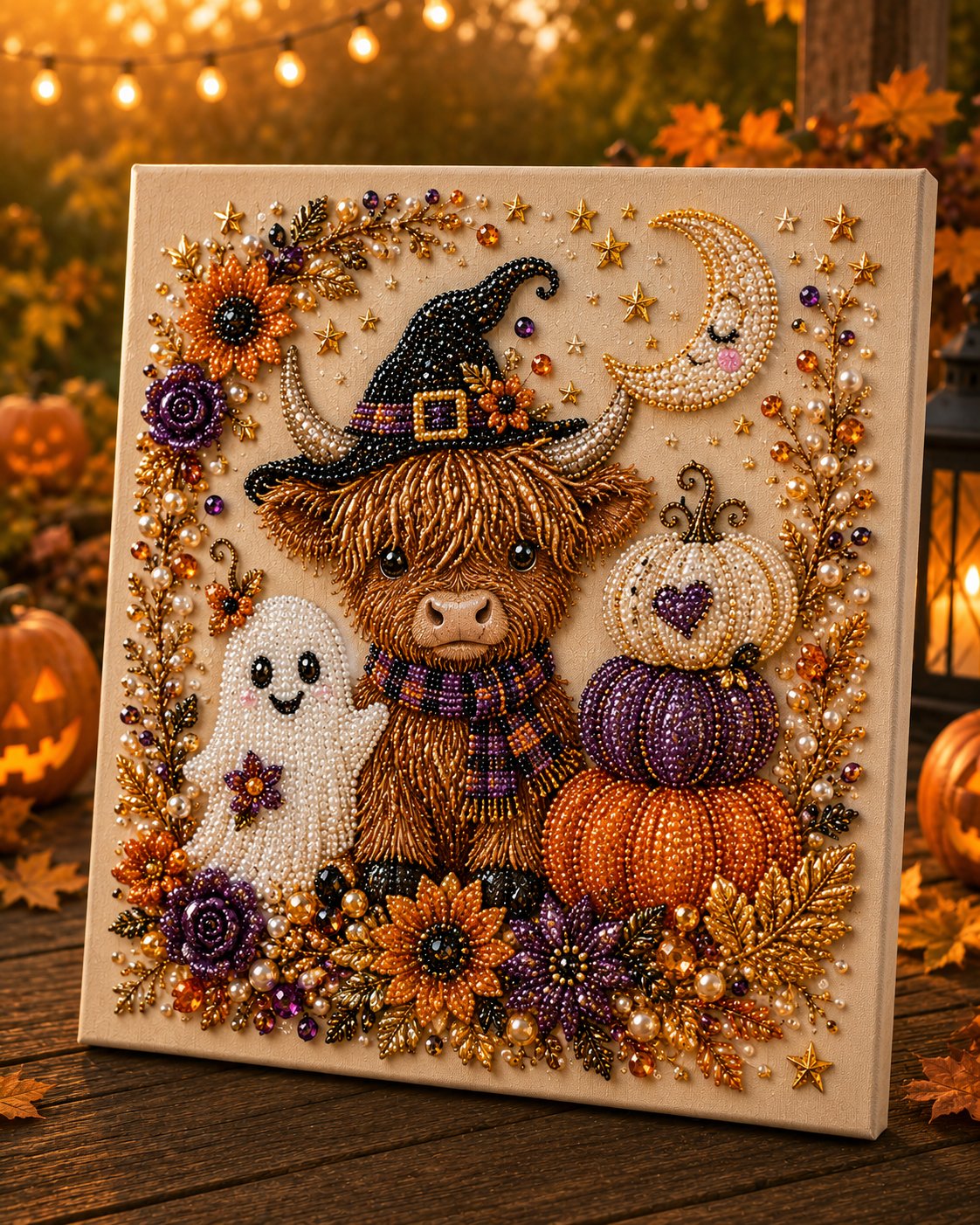 🎃 57% OFF Early Halloween Special | 👻 Halloween Pearl Art DIY Kit — Turn Tiny Pearls Into Spooky-Cute Magic