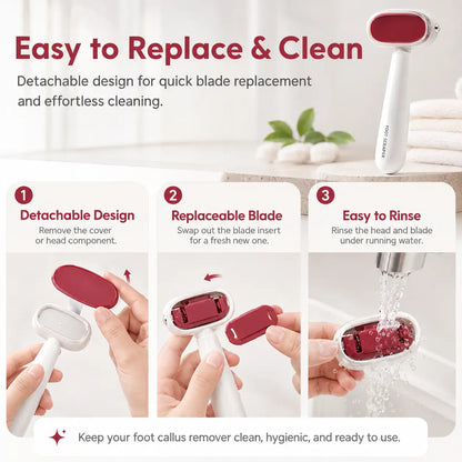 Double-Sided Foot Scraper for Callus Removal