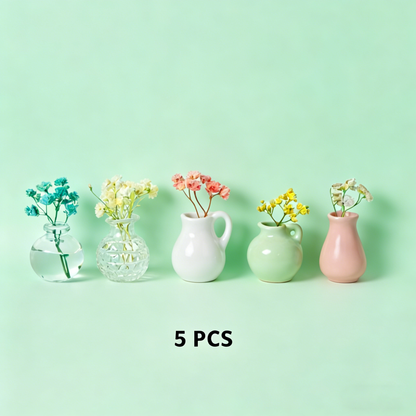 🌸 Mini Magnetic Vase – Fridge Decor