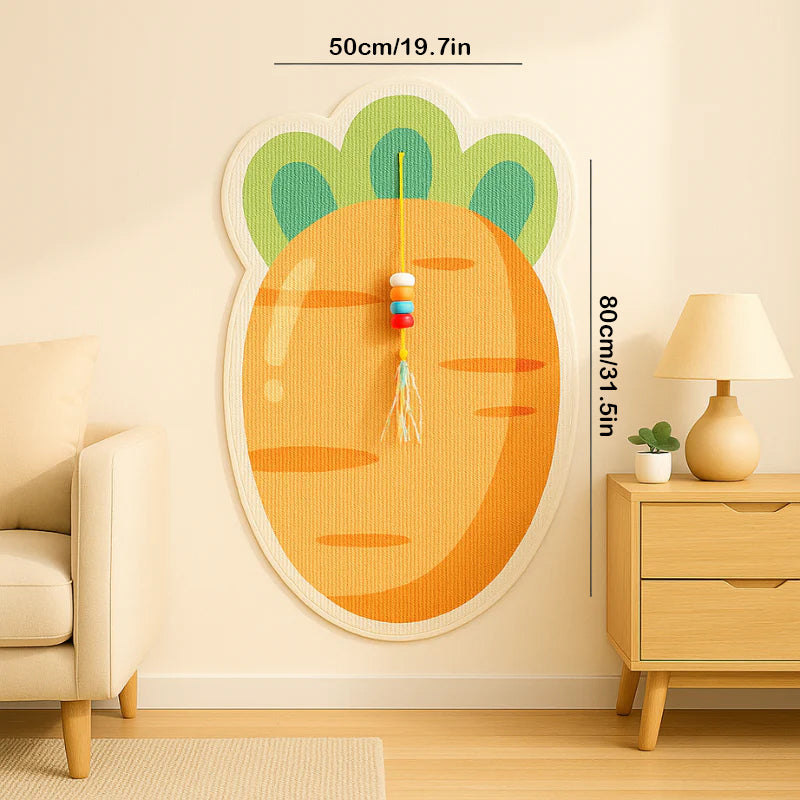 🐱No-Drill Cat Wall Scratcher – Fun & Easy