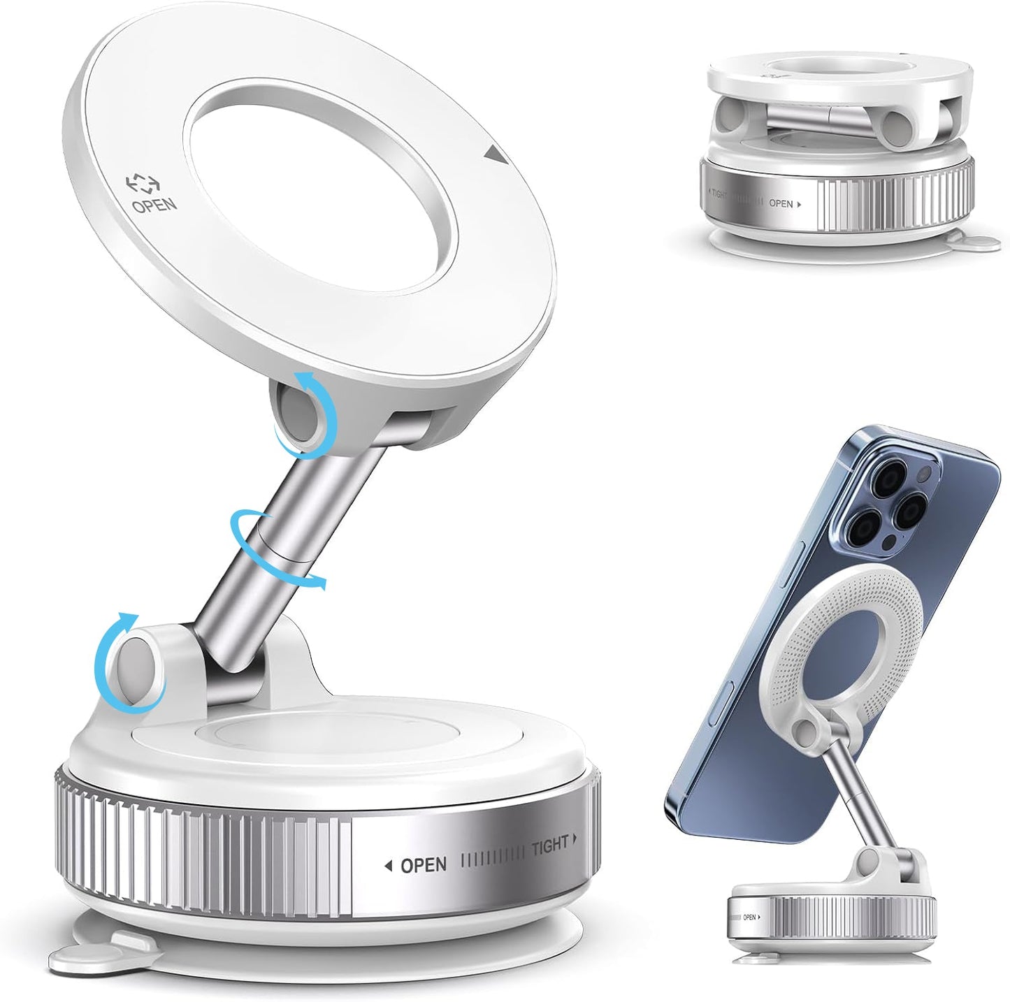Vacuum Magnetic Phone Holders for Car