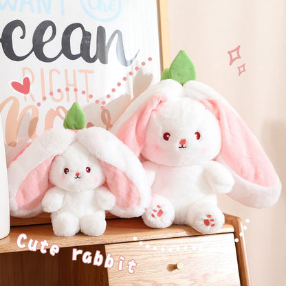 49% OFF 🐰 Easter Early Sale! Strawberry Bunny Plush – Cute Fruit Doll Gift