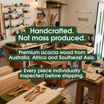 7-Piece Acacia Wood Utensil Set