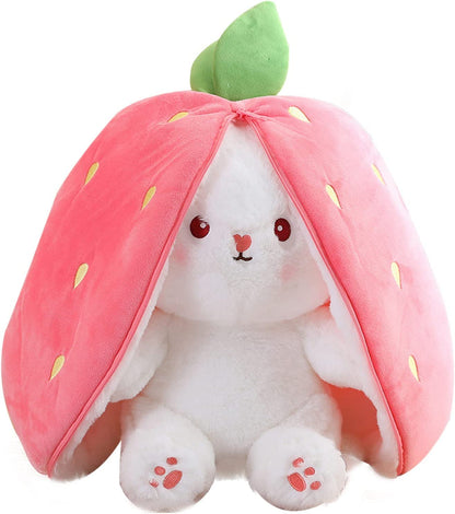49% OFF 🐰 Easter Early Sale! Strawberry Bunny Plush – Cute Fruit Doll Gift