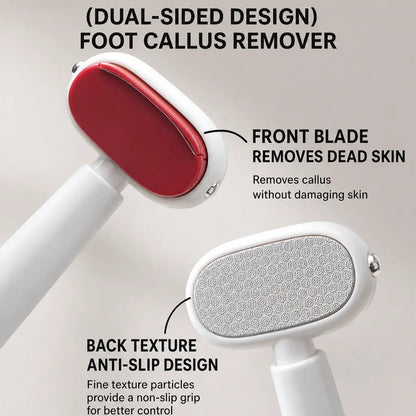 Double-Sided Foot Scraper for Callus Removal