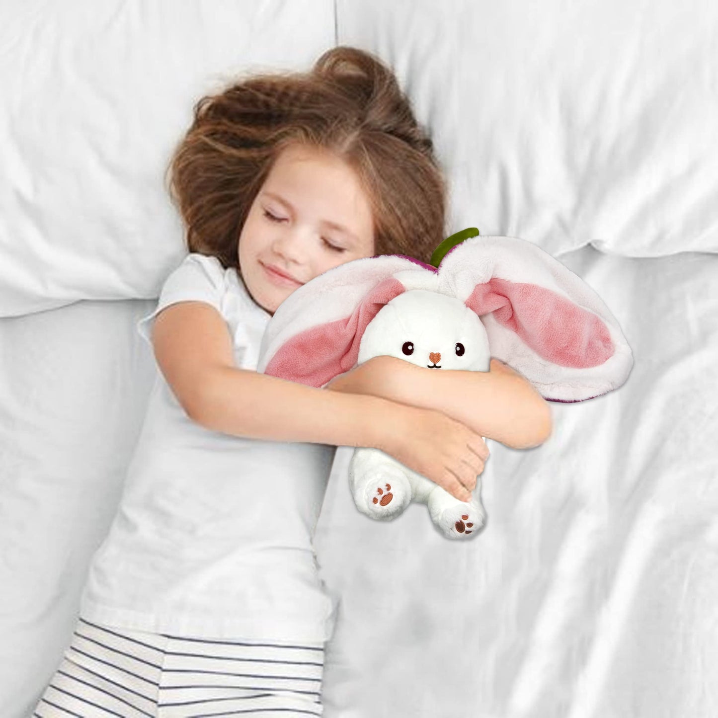 49% OFF 🐰 Easter Early Sale! Strawberry Bunny Plush – Cute Fruit Doll Gift