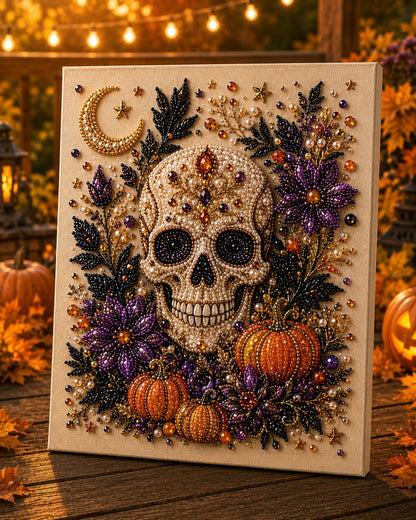 🎃 57% OFF Early Halloween Special | 👻 Halloween Pearl Art DIY Kit — Turn Tiny Pearls Into Spooky-Cute Magic