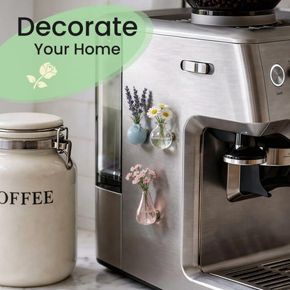 🌸 Mini Magnetic Vase – Fridge Decor