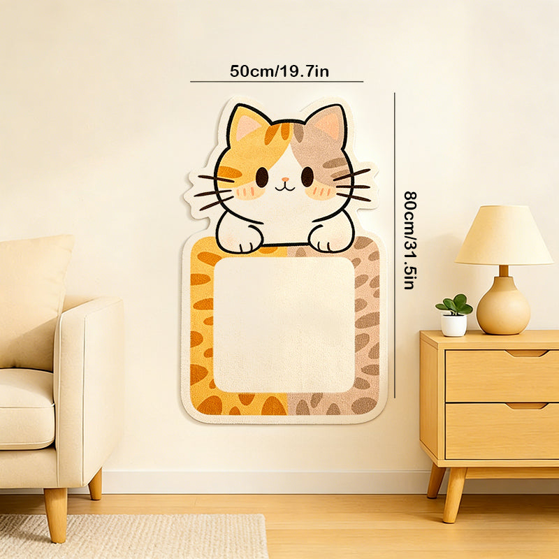 🐱No-Drill Cat Wall Scratcher – Fun & Easy