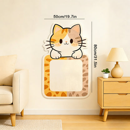 🐱No-Drill Cat Wall Scratcher – Fun & Easy