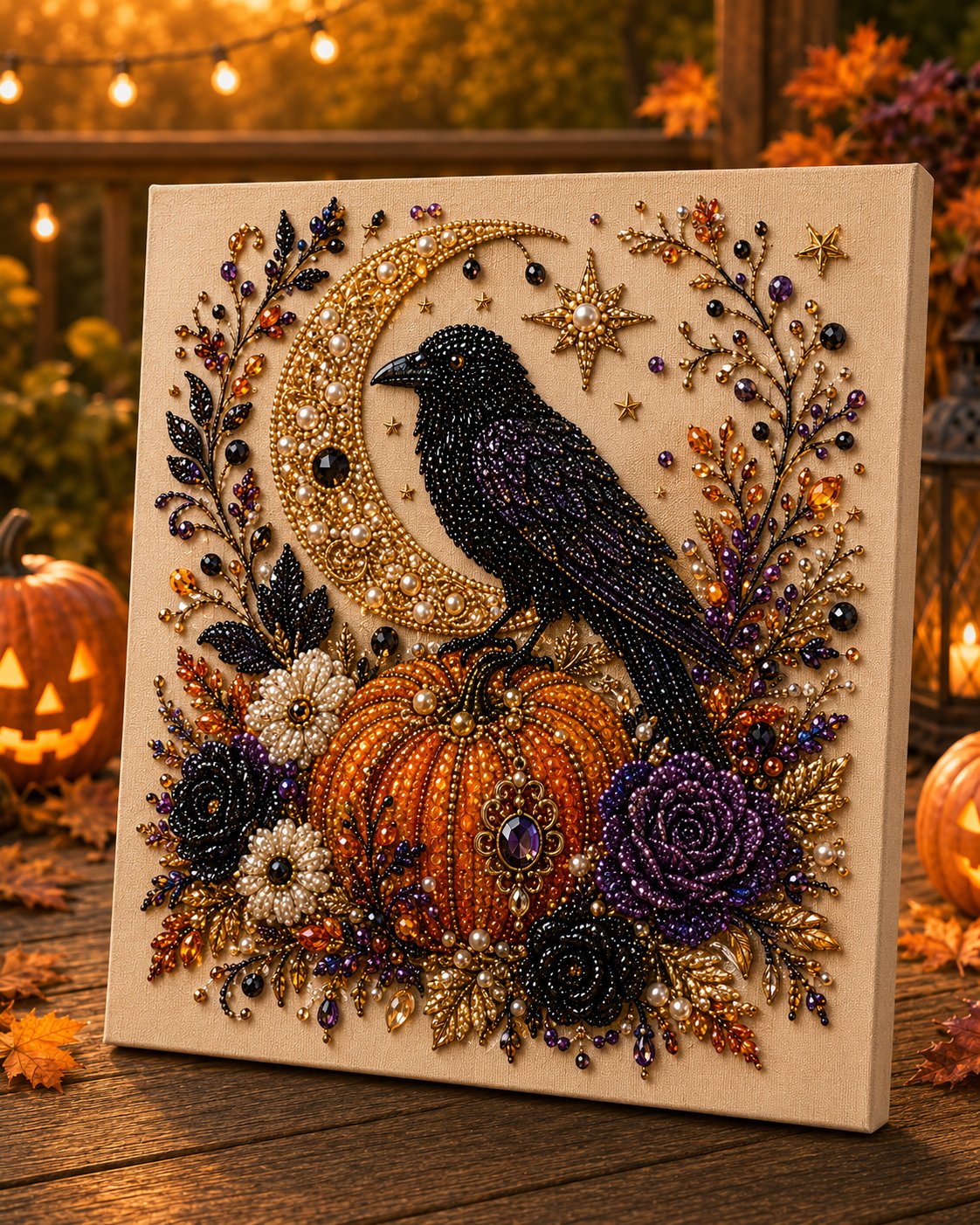 🎃 57% OFF Early Halloween Special | 👻 Halloween Pearl Art DIY Kit — Turn Tiny Pearls Into Spooky-Cute Magic