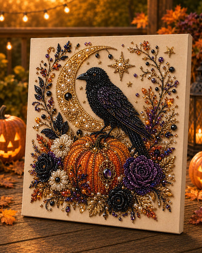 🎃 57% OFF Early Halloween Special | 👻 Halloween Pearl Art DIY Kit — Turn Tiny Pearls Into Spooky-Cute Magic