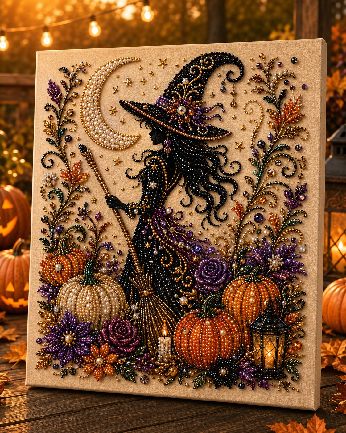 🎃 57% OFF Early Halloween Special | 👻 Halloween Pearl Art DIY Kit — Turn Tiny Pearls Into Spooky-Cute Magic