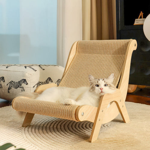 Cat Lounge Chair for Scratching & Relaxing