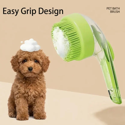 Pet Bath Brush PetScrubFlow