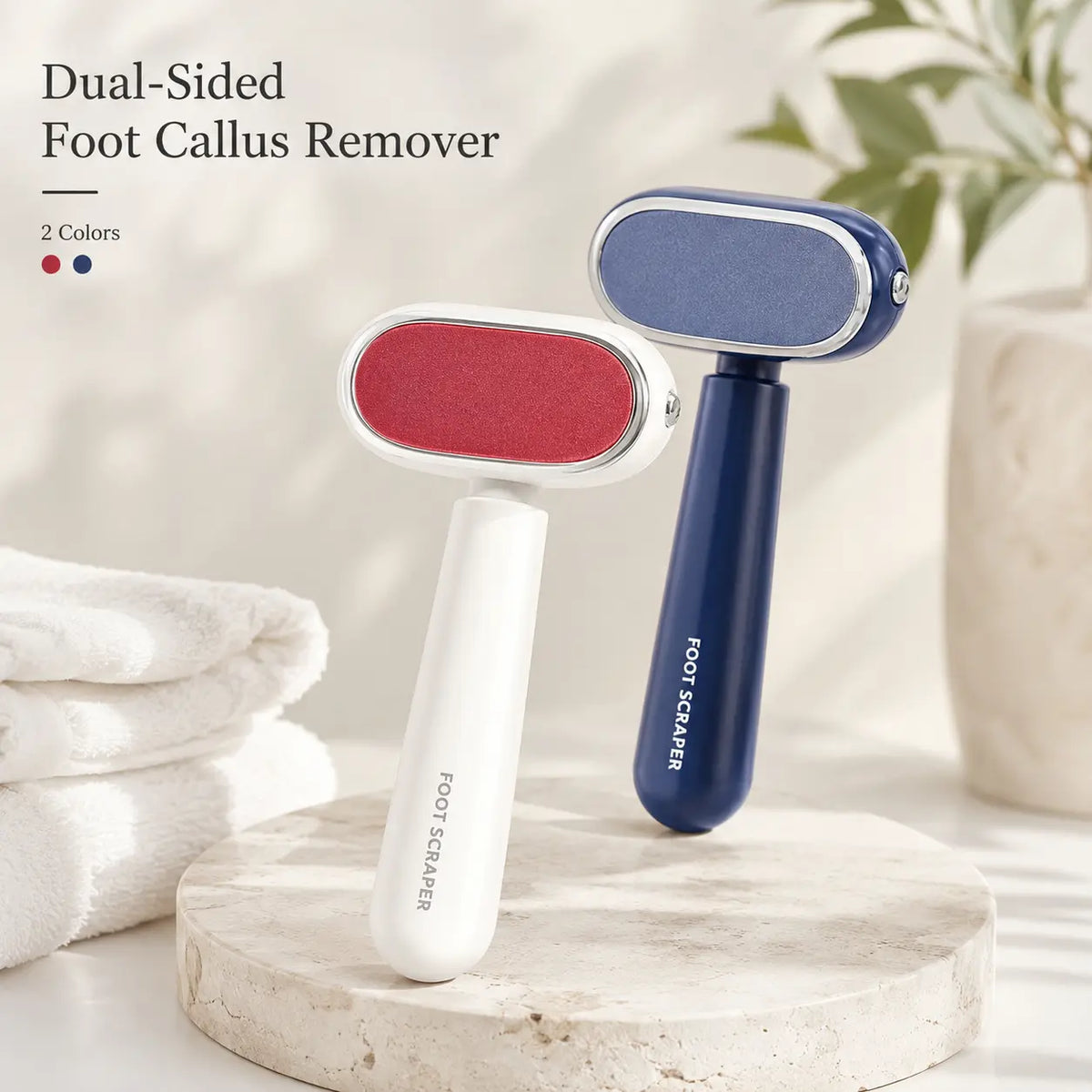 Double-Sided Foot Scraper for Callus Removal