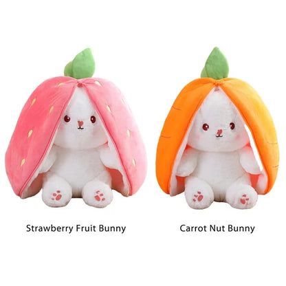 49% OFF 🐰 Easter Early Sale! Strawberry Bunny Plush – Cute Fruit Doll Gift