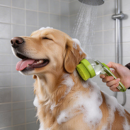Pet Bath Brush PetScrubFlow