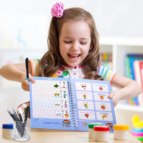 💥LAST DAY SALE 48%OFF💥📚MagicBook | Kids Practice Copybook Set (4Pcs/Set)