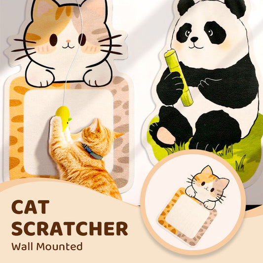 🐱No-Drill Cat Wall Scratcher – Fun & Easy